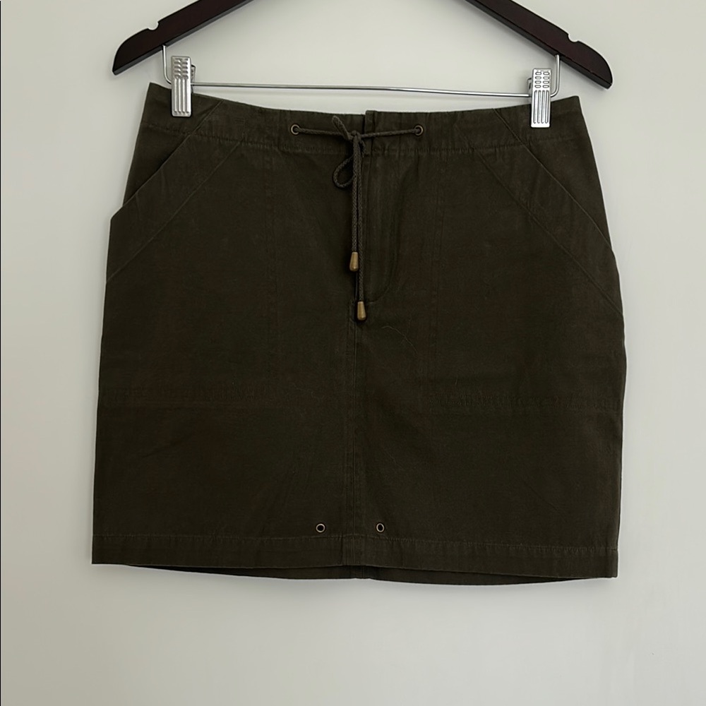 Club Monaco Fatigue Green Mini Skirt Casual